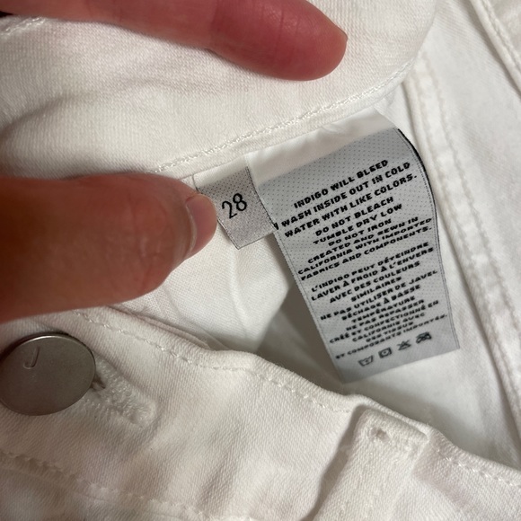 j brand selena bootcut jeans in white size 28 - Picture 4 of 6